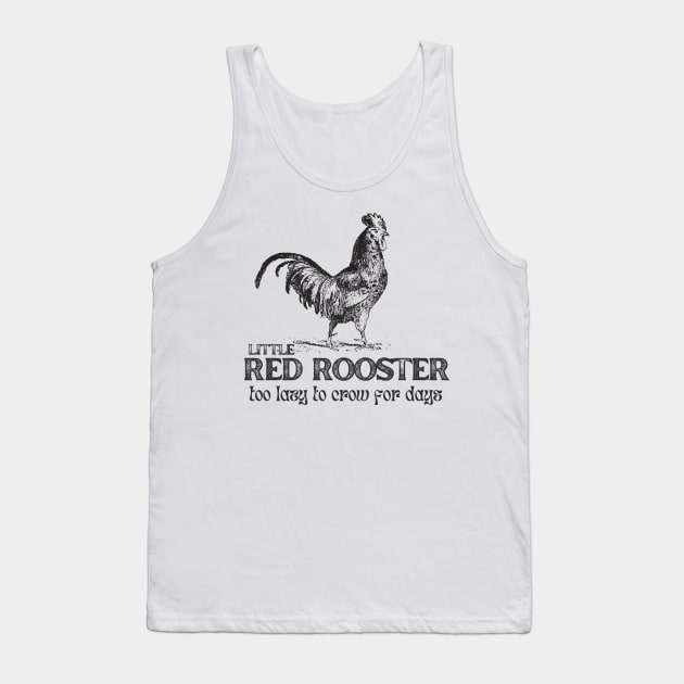 Little Red Rooster Karen Payton Art Tank Top by karenpaytonart